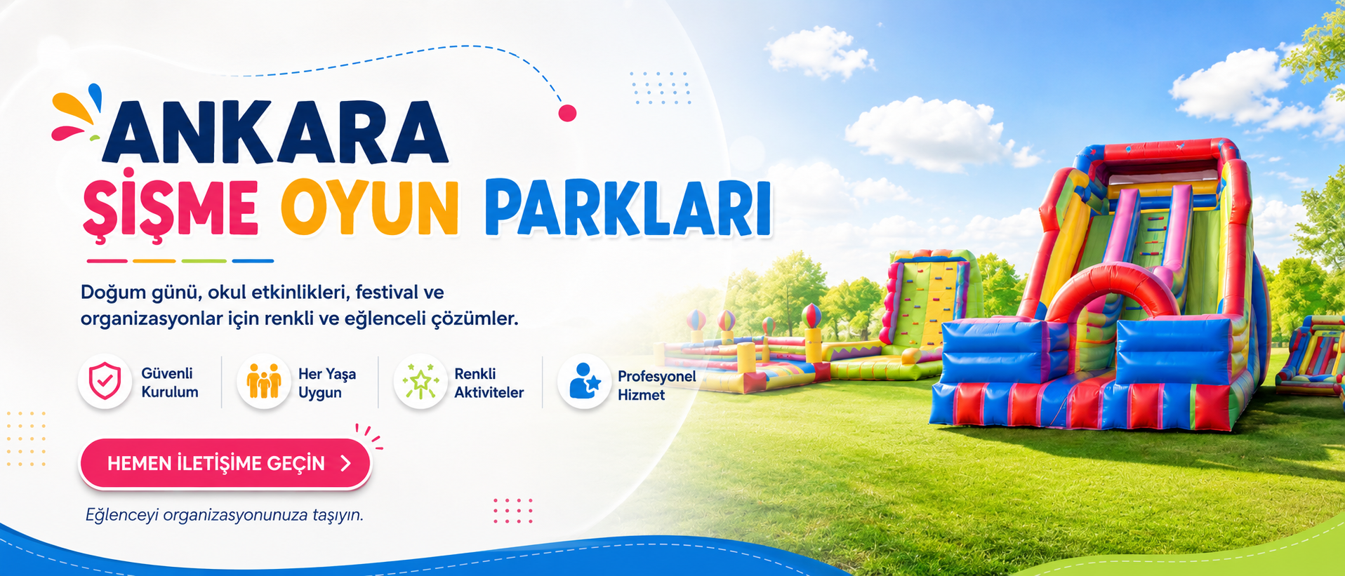 Şişme oyun parkı etkinlikleri